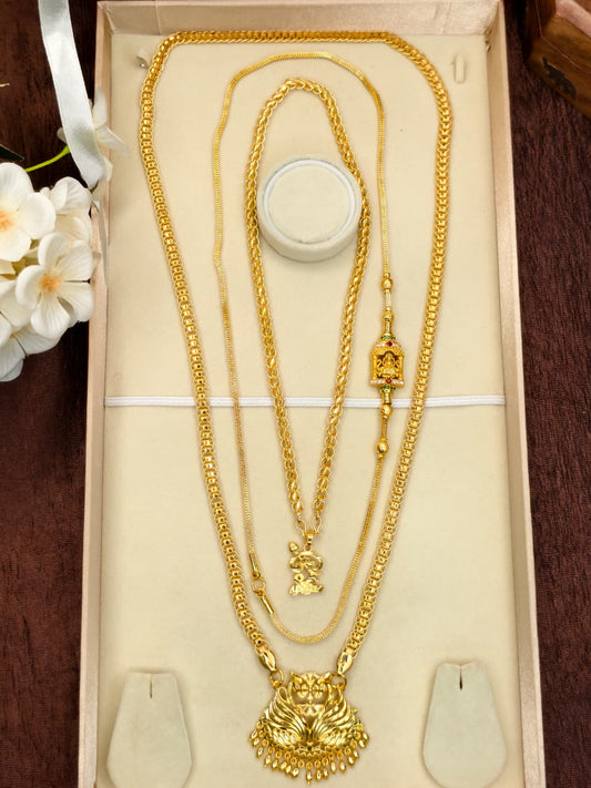 Micro Premium Chain Collection Combo – Gold Plated Traditional & Modern Designs