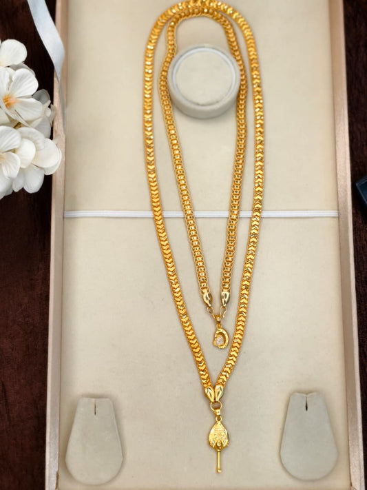 Micro Premium Chain Collection Combo – Gold Plated Traditional & Modern Designs