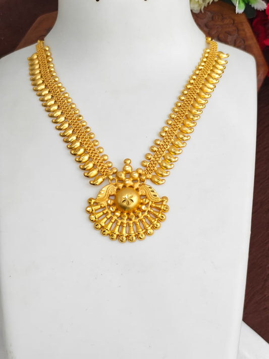 Trending Mini Gold Necklace Set – Premium Gold Look Finished