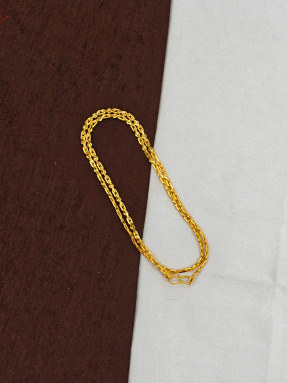 Men’s Elite Gold-Plated Chain – Modern Heavy-Style Design 20inc