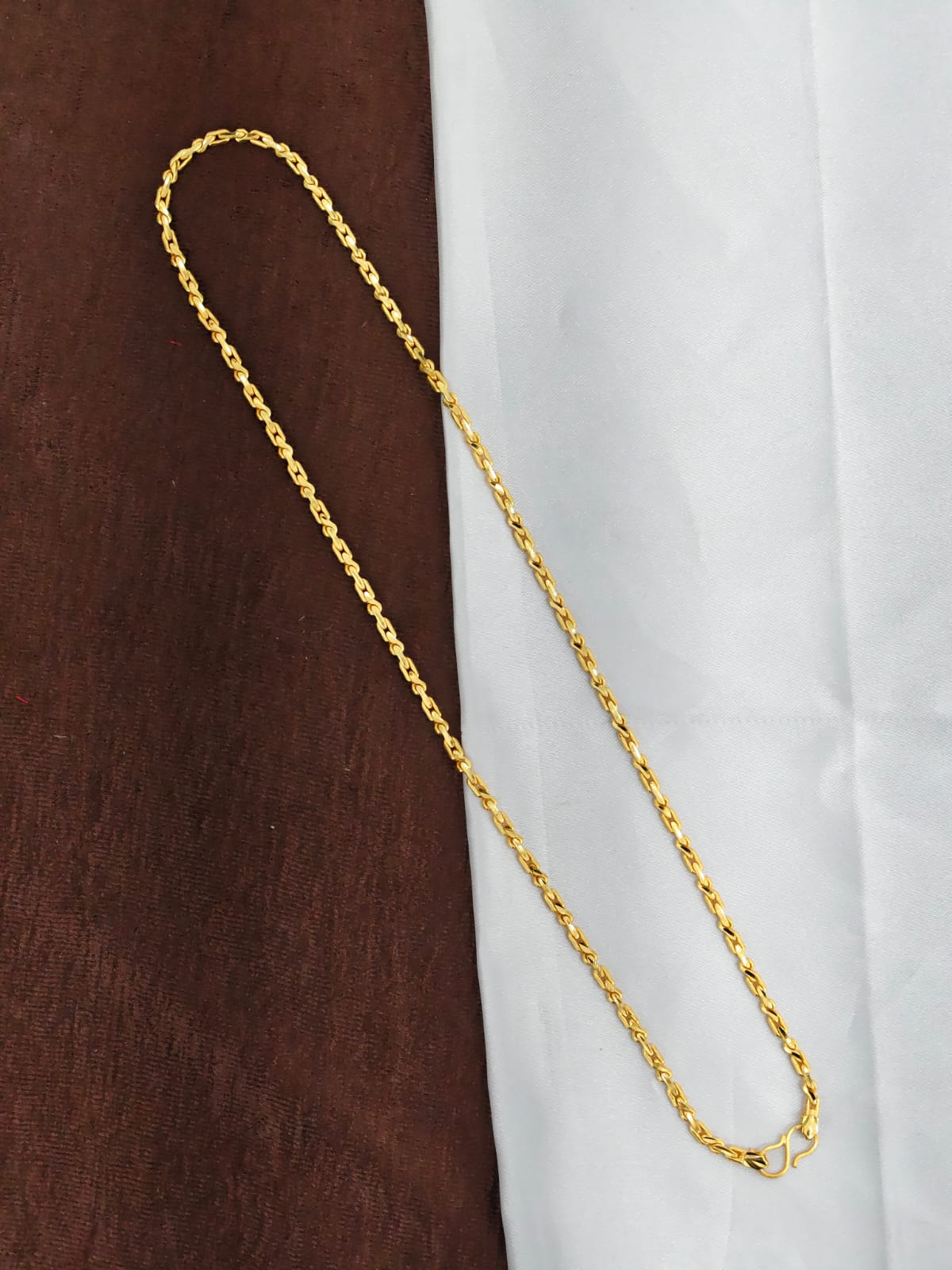 Men’s Elite Gold-Plated Chain – Modern Heavy-Style Design 20inc