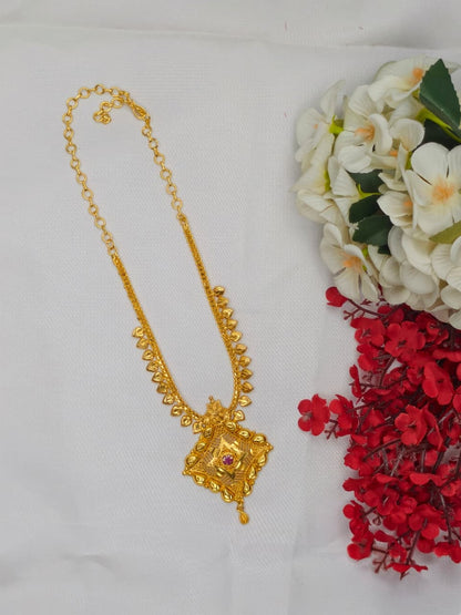 Trending Mini Gold Necklace Set – Premium Gold Look Finished