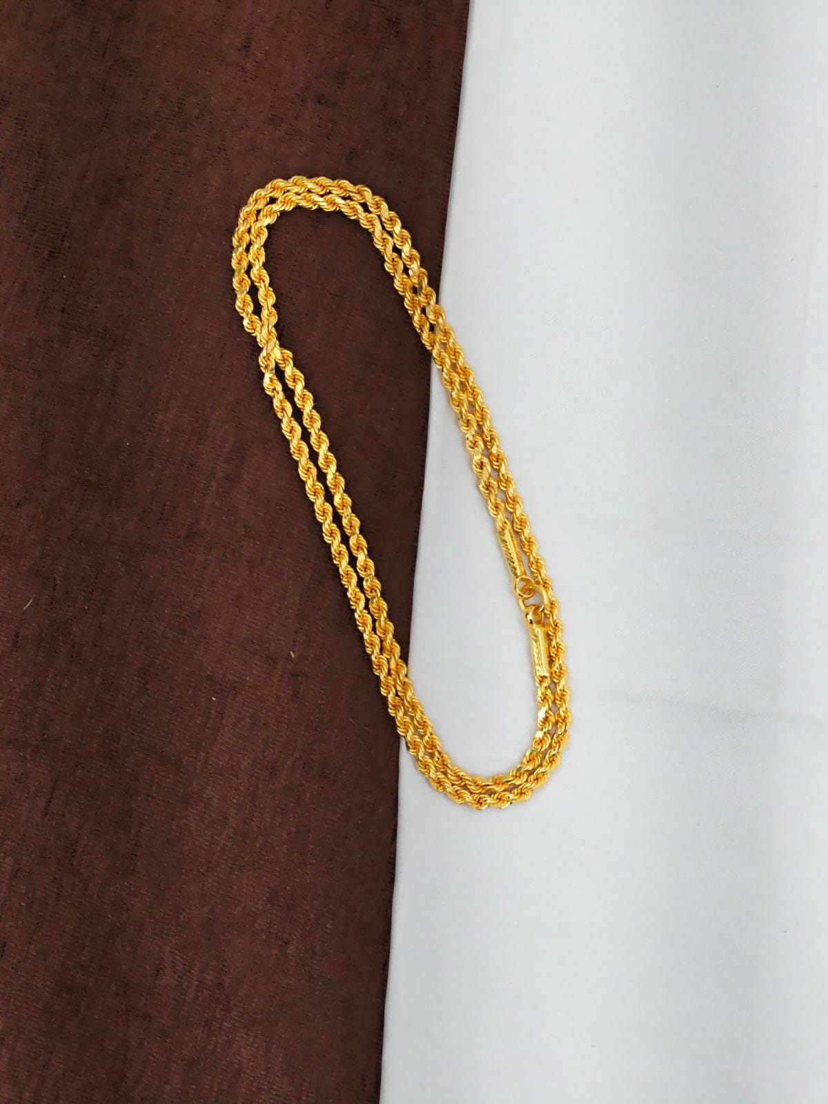 Men’s Elite Gold-Plated Chain – Modern Heavy-Style Design Model-1