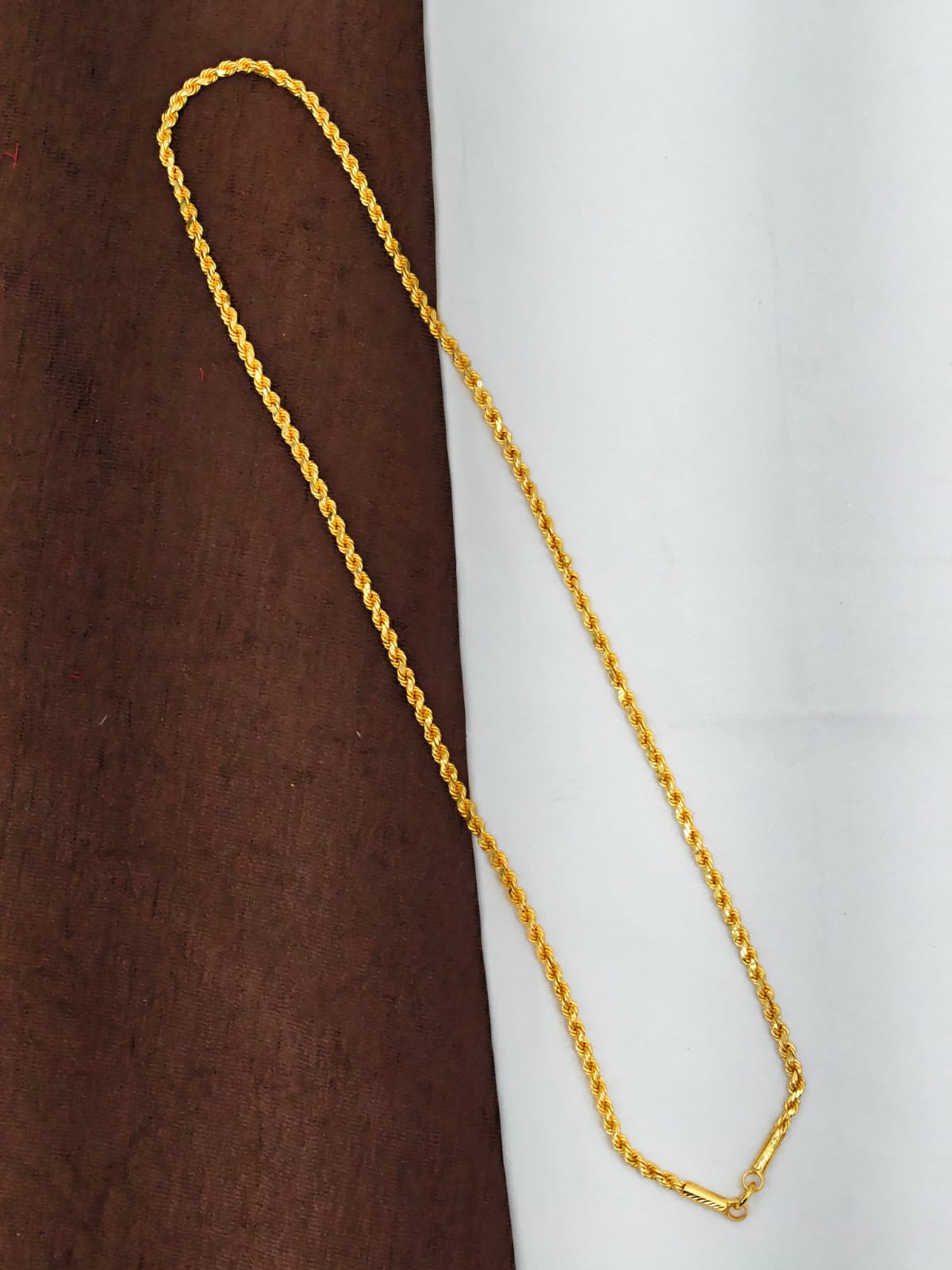 Men’s Elite Gold-Plated Chain – Modern Heavy-Style Design Model-1