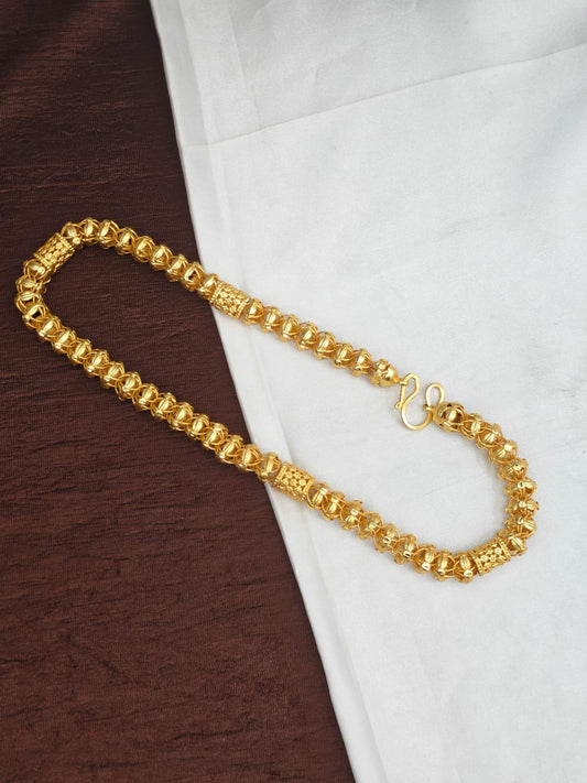 Exclusive Men's Gold-Plated Chain – Premium Bold Design Model-9