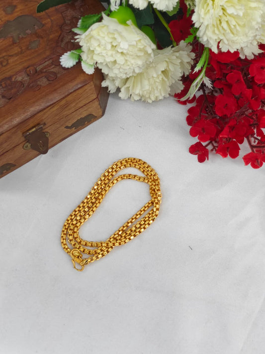 Men’s Elite Gold-Plated Chain – Modern Heavy-Style Design Model-1