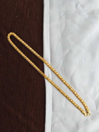 Exclusive Men's Gold-Plated Chain – Premium Bold Design Model-5