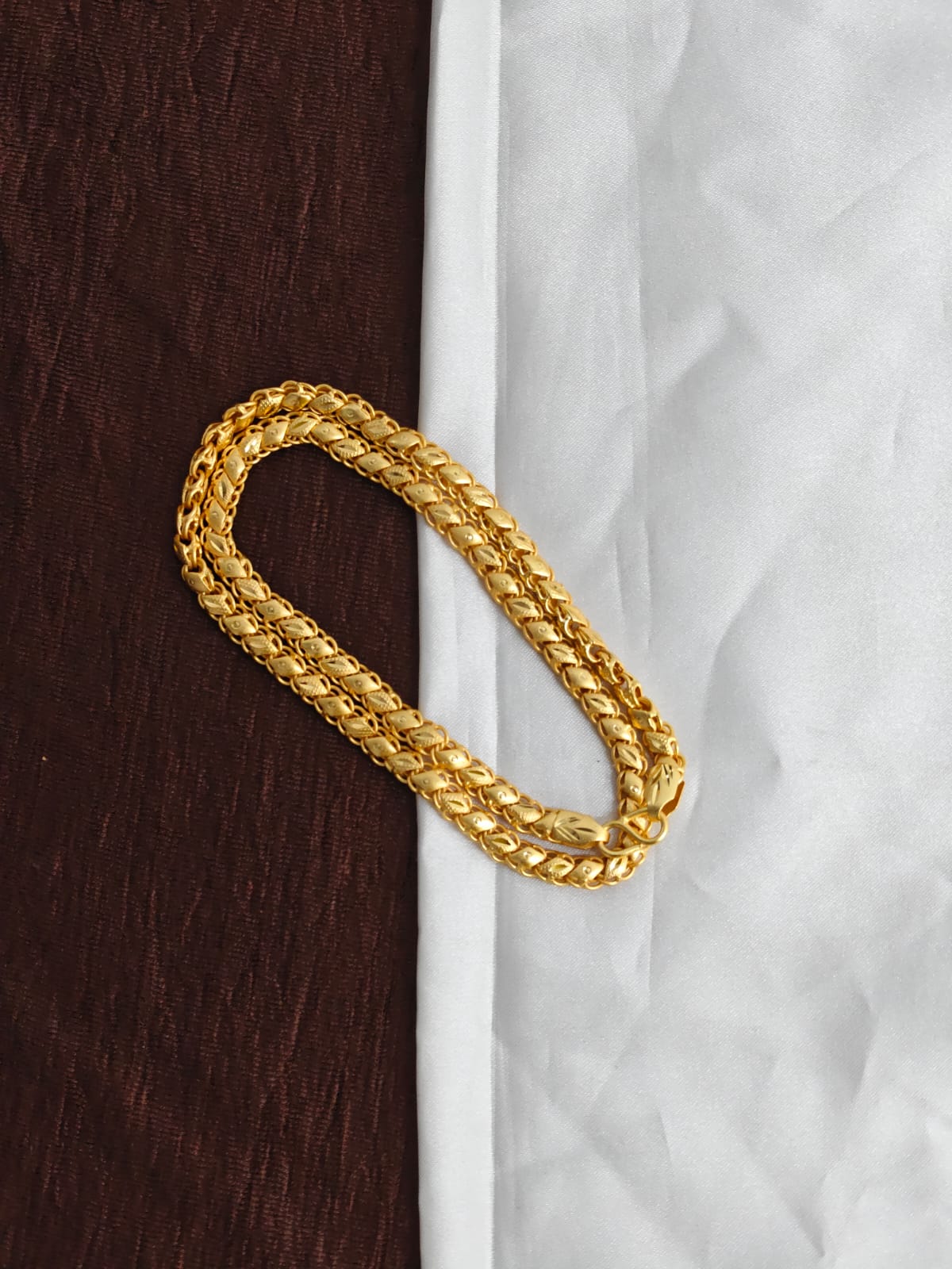 Exclusive Men's Gold-Plated Chain – Premium Bold Design Model-5