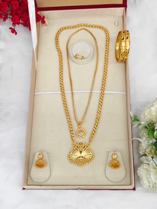 Micro Premium Chain Collection Combo – Gold Plated Traditional & Modern Designs