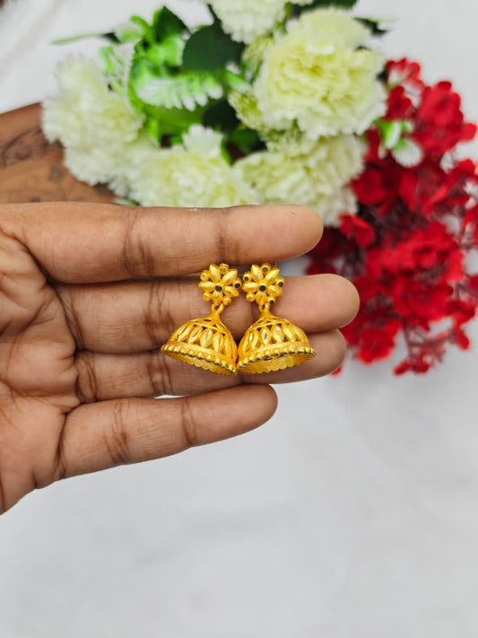 Instagram Trending (1Gram gold Plated) Jhumki
