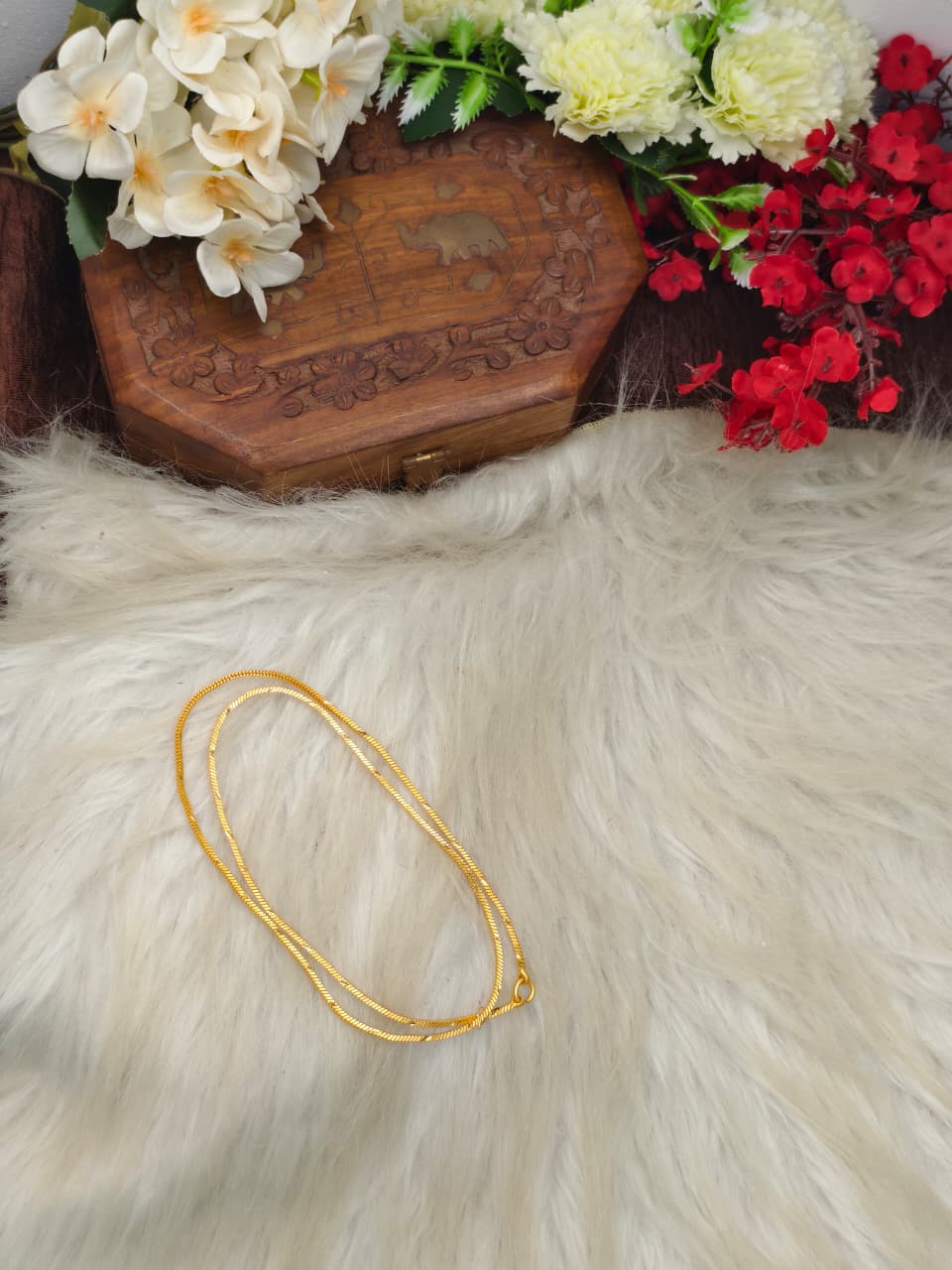 Forming matte finished (1Gram gold plated) Model Chain