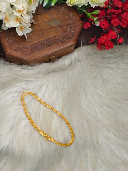 Forming matte finished (1Gram gold plated) Model Chain
