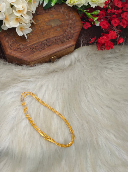 Forming matte finished (1Gram gold plated) Model Chain