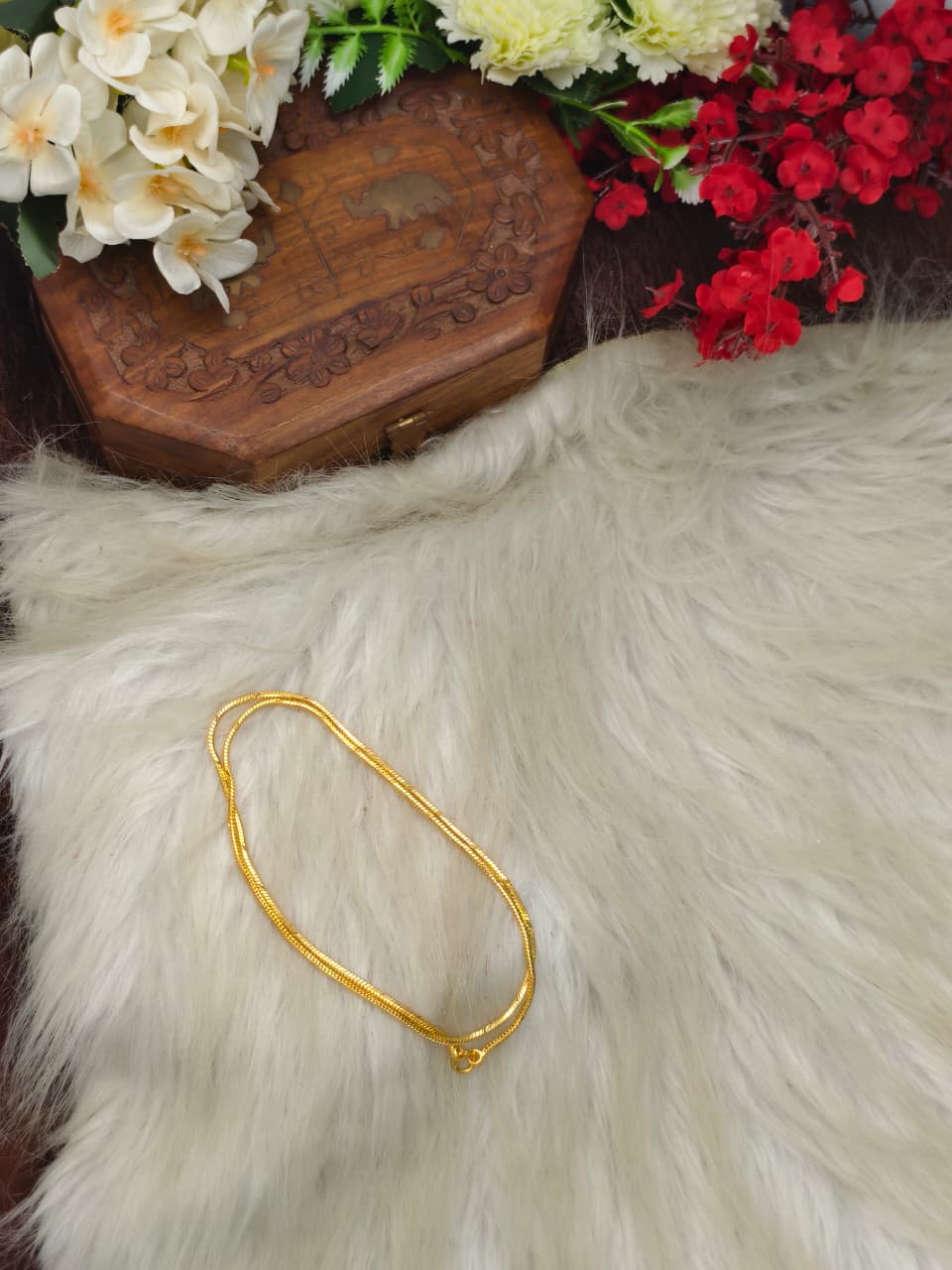 Forming matte finished (1Gram gold plated) Model Chain