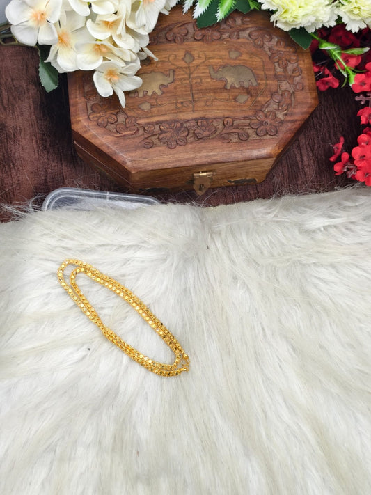 Instagram Trending (1Gram gold Plated) Short Chain matte finished