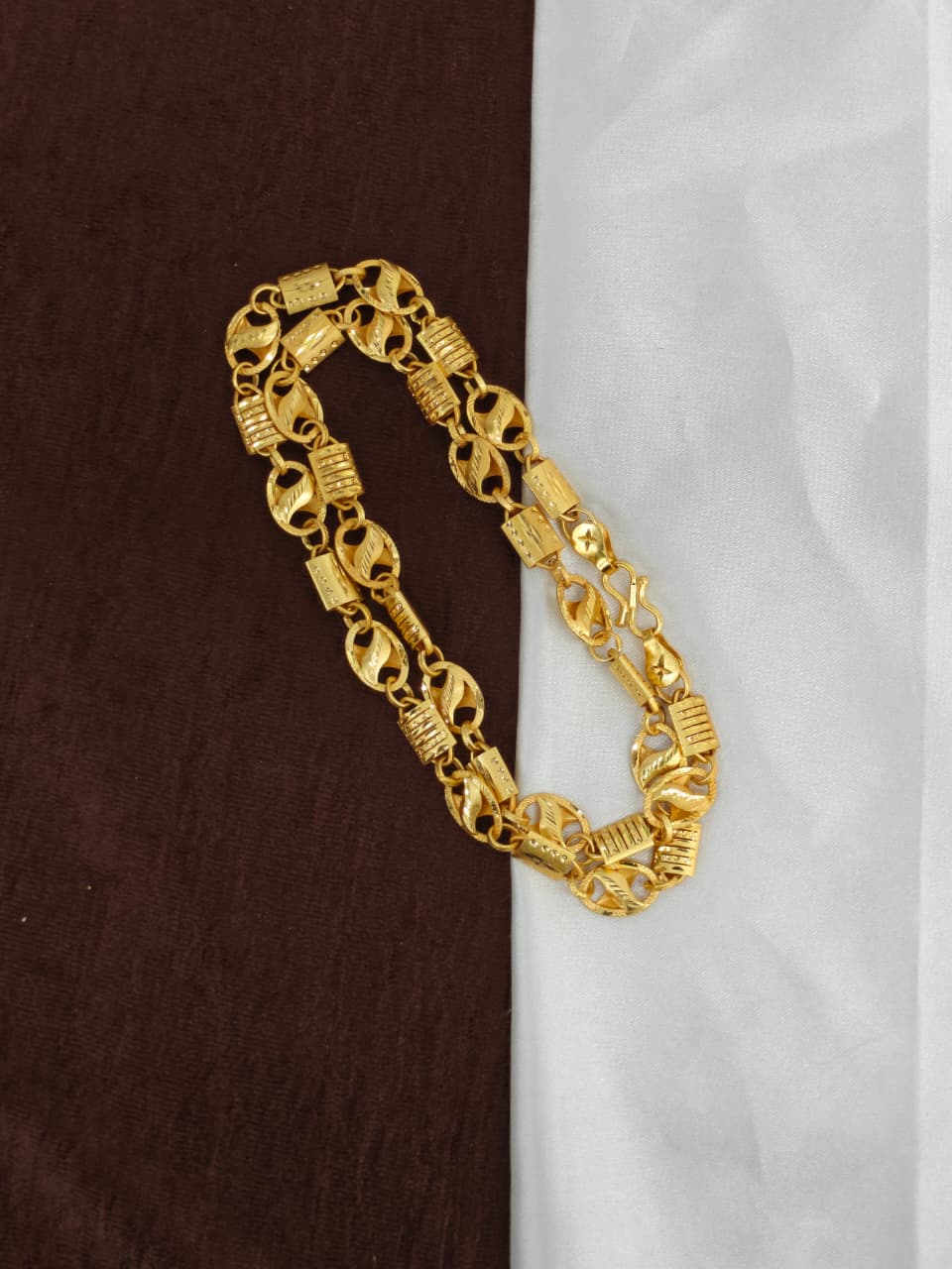 Men’s Elite Gold-Plated Chain – Modern Heavy-Style Design Model-6