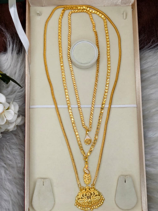 Micro Premium Chain Collection Combo – Gold Plated Traditional & Modern Designs