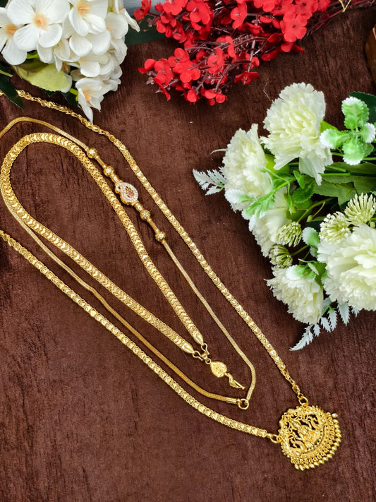 Micro Premium Chain Collection Combo – Gold Plated Traditional & Modern Designs
