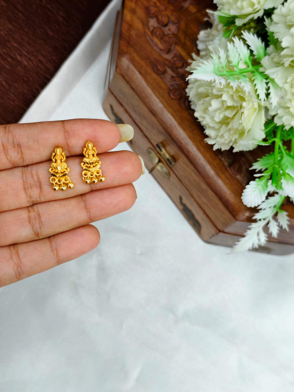 Instagram Trending (1Gram gold Plated) Big Jhumki Model-20