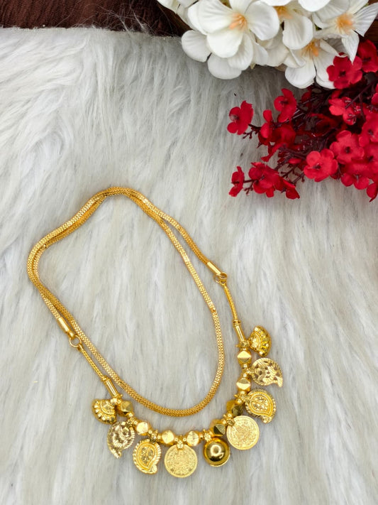 South Indian Traditional Impone Thali Mangalsutra – Gold Plated Sacred Wedding Chain