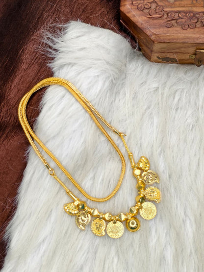 South Indian Traditional Impone Thali Mangalsutra – Gold Plated Sacred Wedding Chain