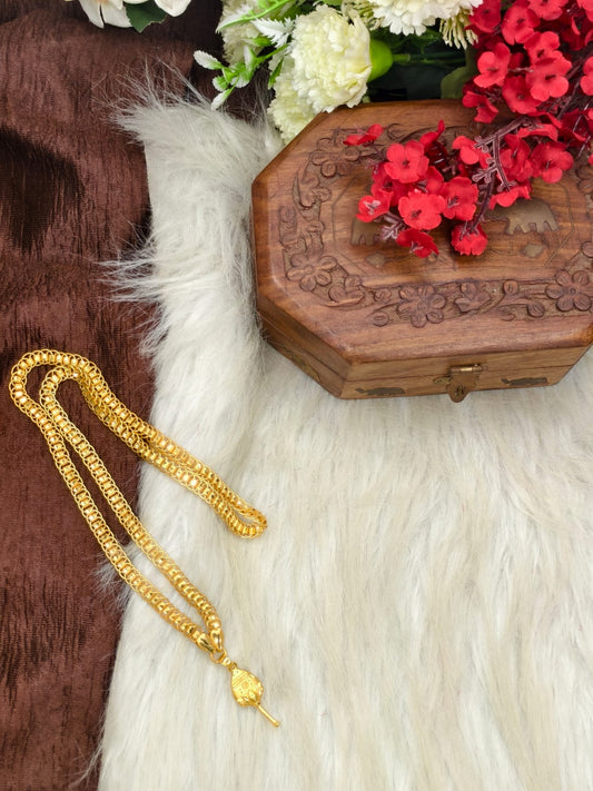 Forming matte finished (1Gram gold plated) Ring   Chain With Doller