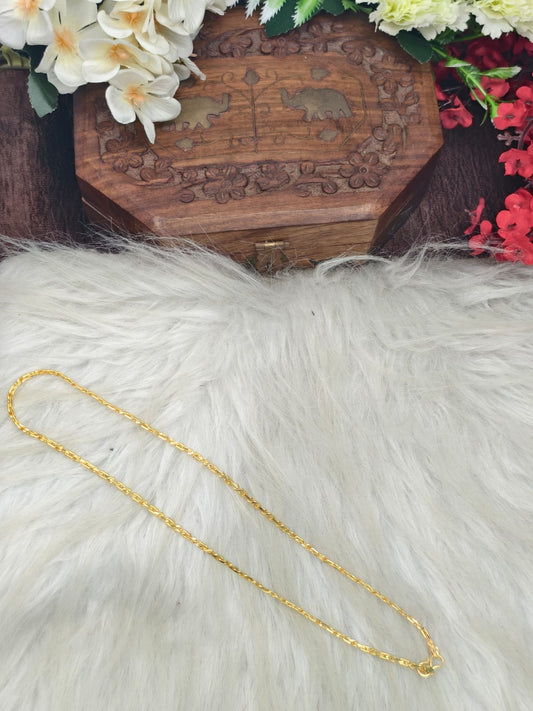 Men’s Elite Gold-Plated Chain – Modern Heavy-Style Design