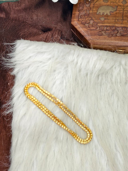 Forming matte finished (1Gram gold plated) Jayanthi model Chain