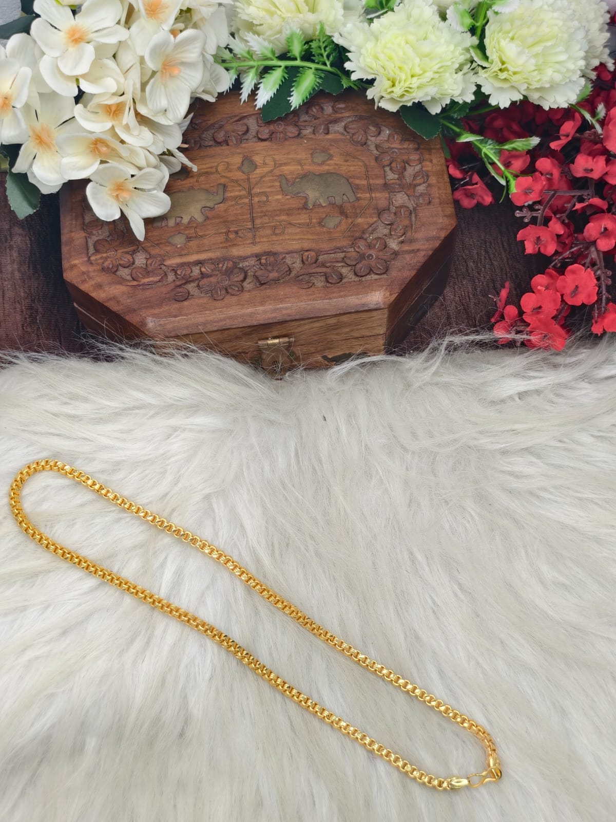 Men’s Signature Gold Chain – Unique Heavy Look Design