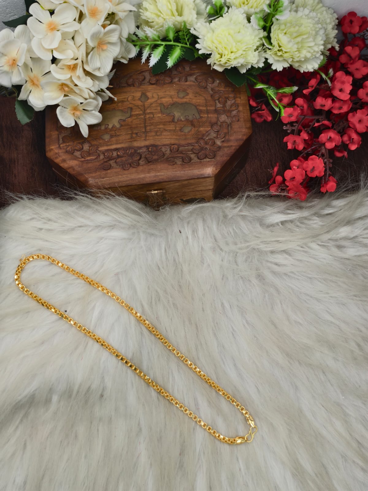 Men’s Exclusive Matte Gold Chain – Trendy & Powerful Style