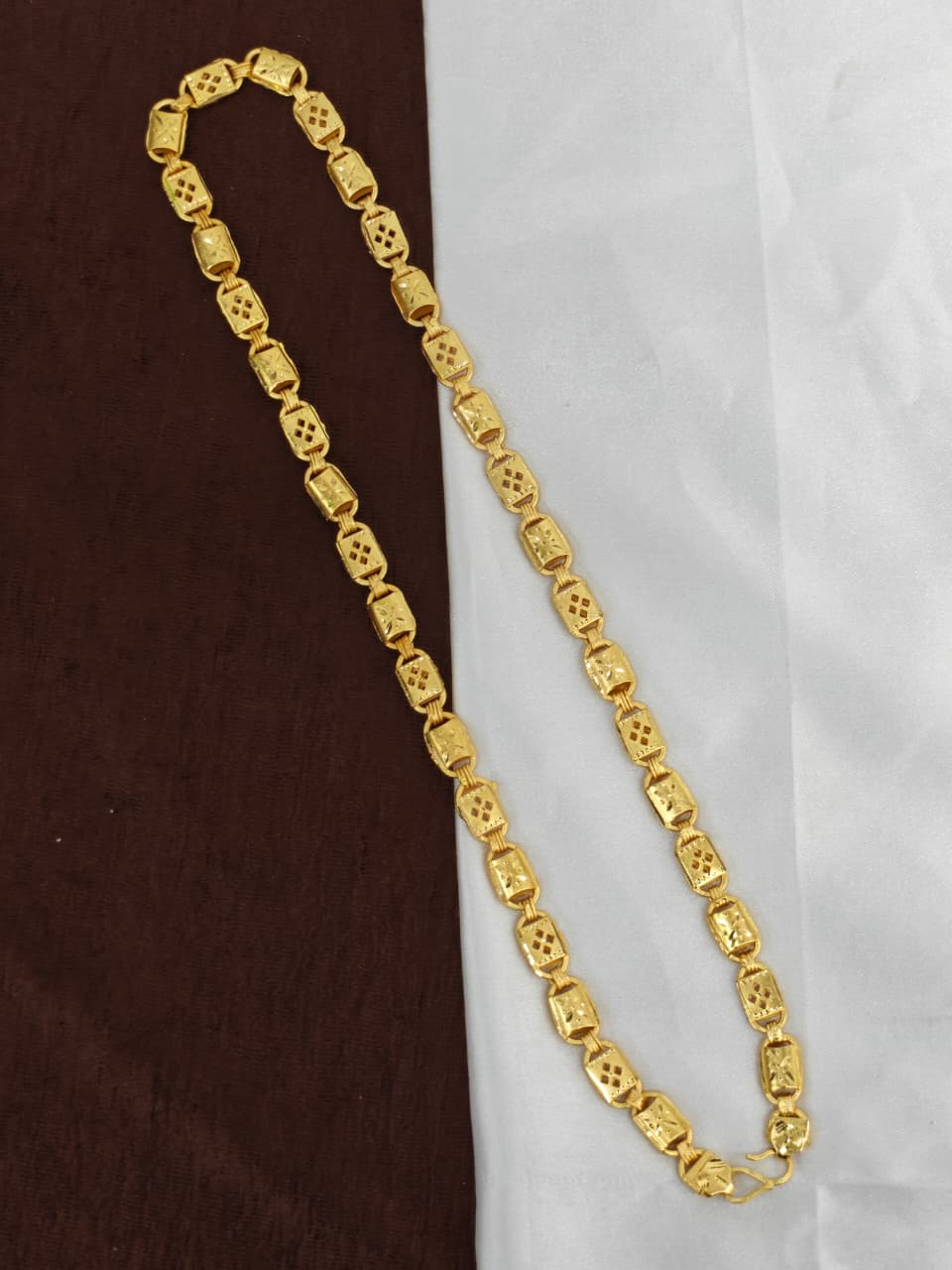 Exclusive Men's Gold-Plated Chain – Premium Bold Design Model-9