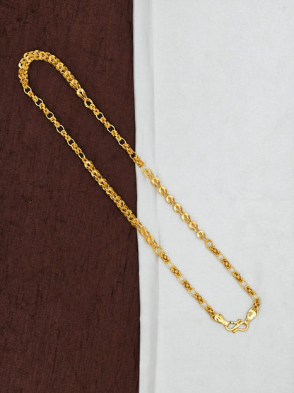 Exclusive Men's Gold-Plated Chain – Premium Bold Design 20inc