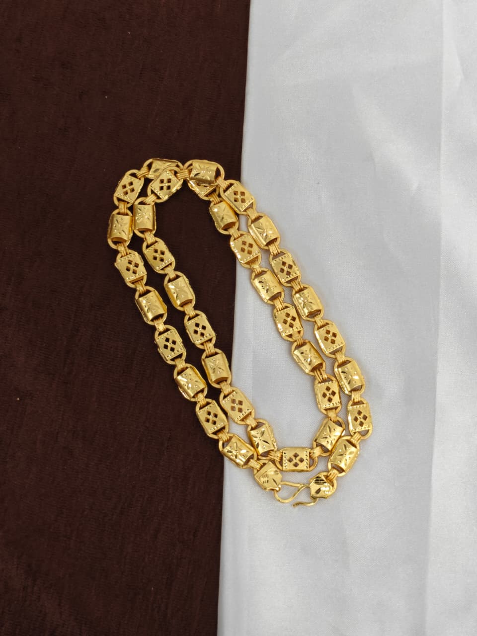 Exclusive Men's Gold-Plated Chain – Premium Bold Design Model-9