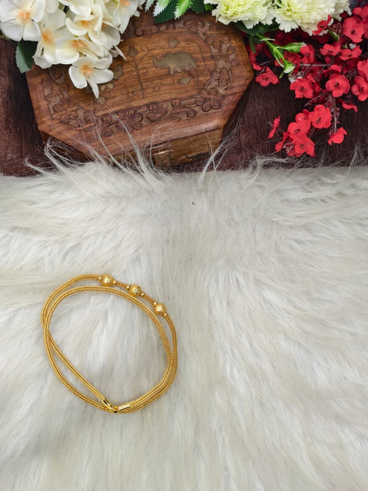 Mugappu chain (1Gram Gold plated) Plain Model