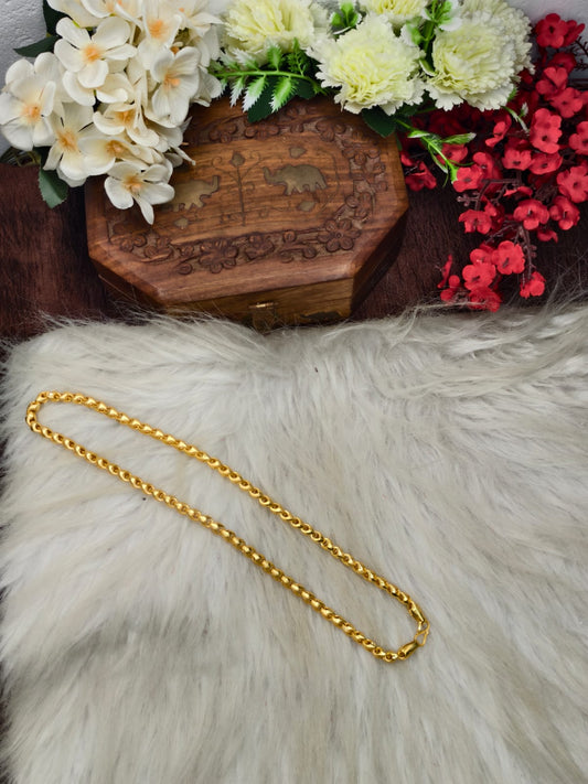 Men’s Signature Gold Chain – Unique Heavy Look Design