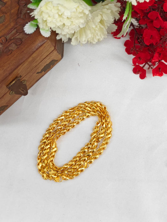 Men’s Elite Gold-Plated Chain – Modern Heavy-Style Design Model-1