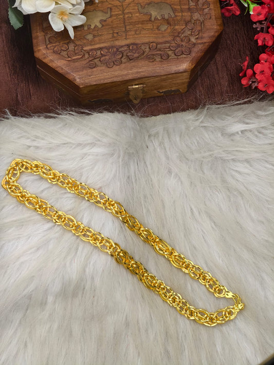 Exclusive Men's Gold-Plated Chain – Premium Bold Design