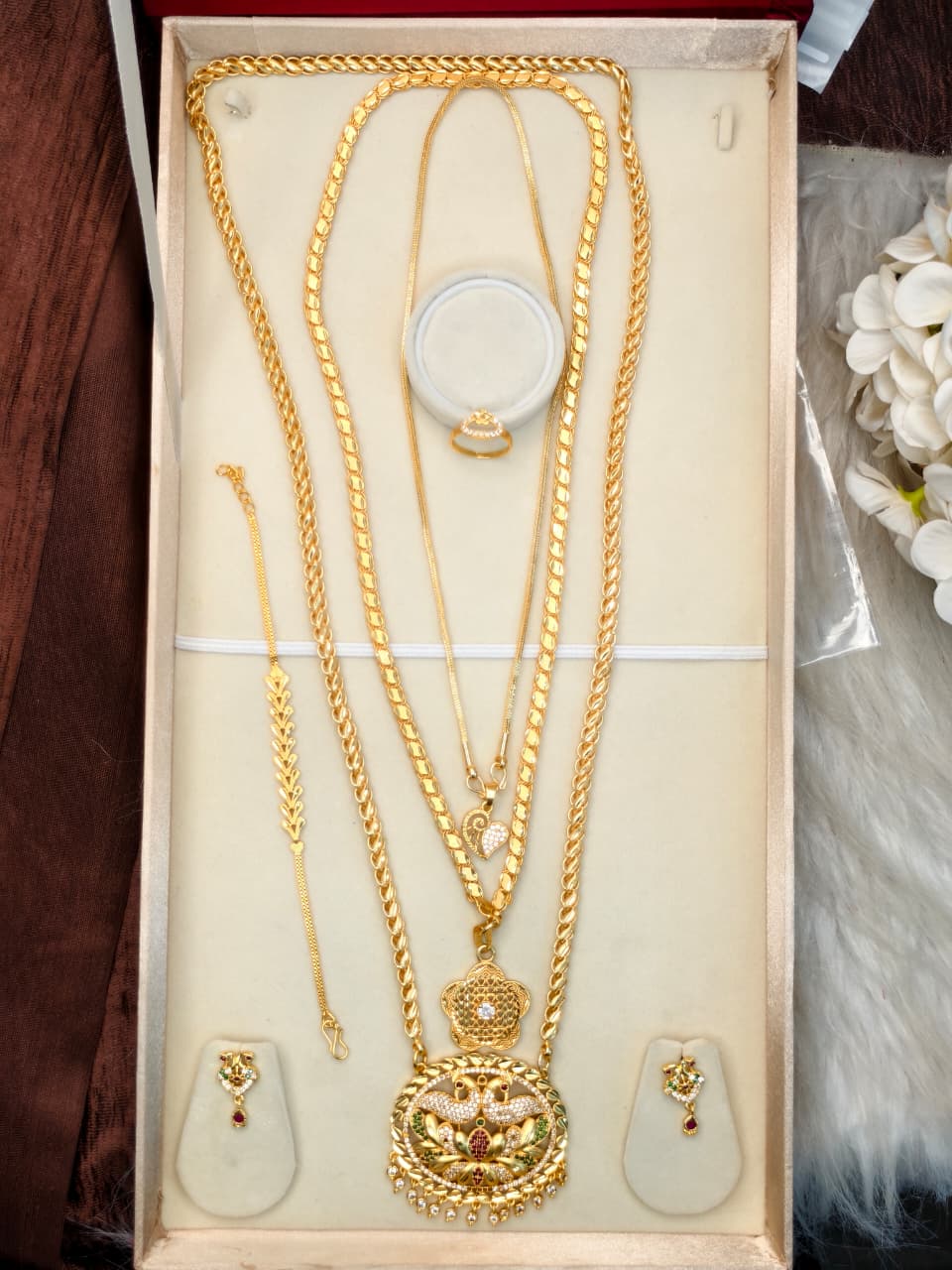 Premium Chain Collection Combo – Gold Plated Traditional & Modern Designs