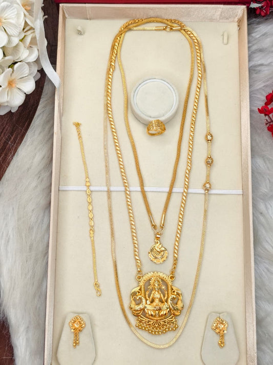 Premium Chain Collection Combo – Gold Plated Traditional & Modern Designs