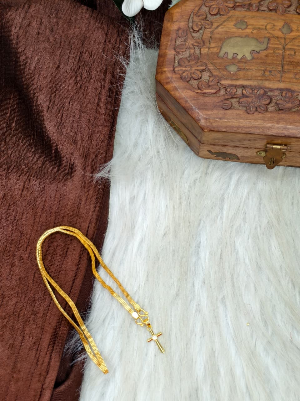 ✨ Elegant 1 Gram Gold-Plated Women’s Chain | 18 Inch Lightweight Necklace ✨