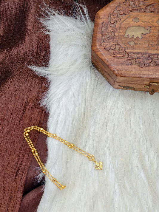 ✨ Elegant 1 Gram Gold-Plated Women’s Chain | 18 Inch Lightweight Necklace Model-20 ✨
