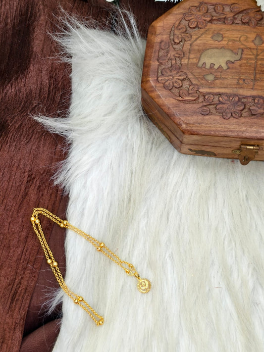 ✨ Elegant 1 Gram Gold-Plated Women’s Chain | 18 Inch Lightweight Necklace Model-20 ✨