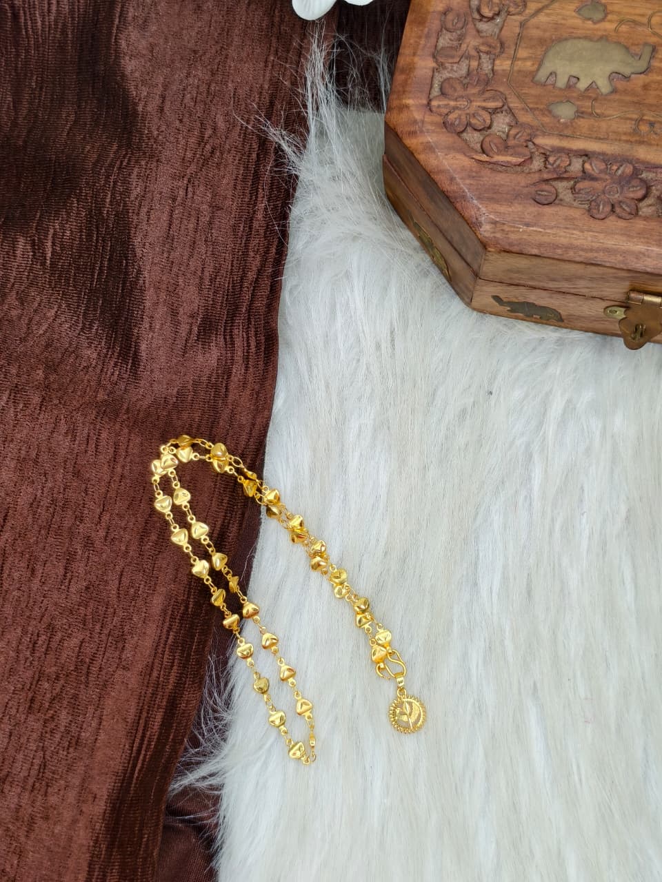 ✨ Elegant 1 Gram Gold-Plated Women’s Chain | 18 Inch Lightweight Necklace ✨