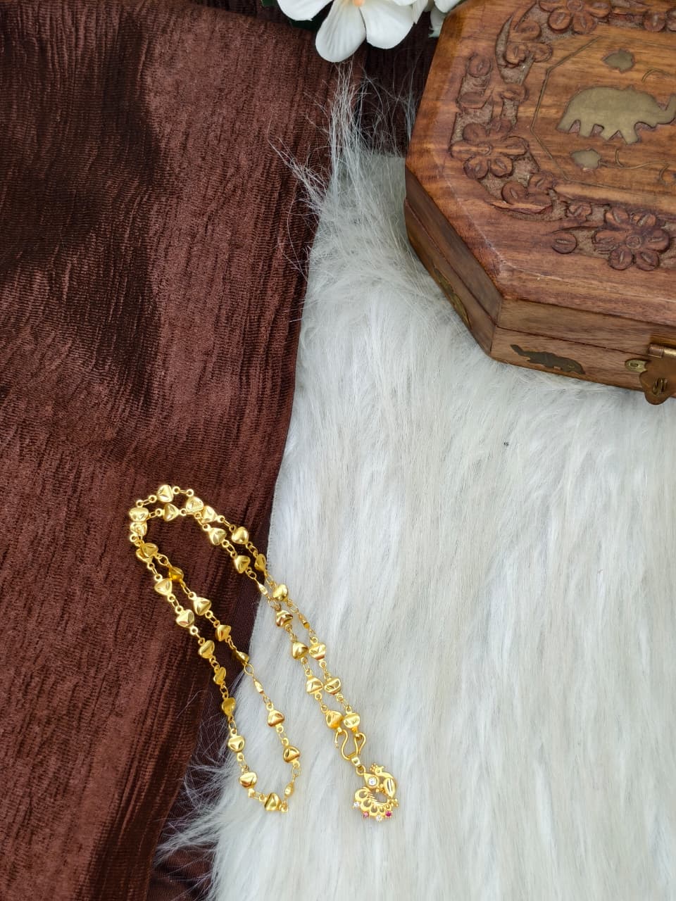 ✨ Elegant 1 Gram Gold-Plated Women’s Chain | 18 Inch Lightweight Necklace ✨