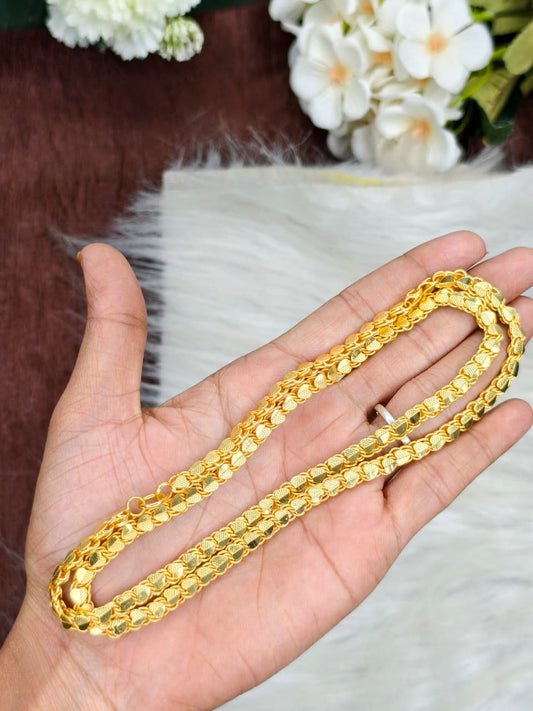 Forming matte finished (1Gram gold plated) Model Chain