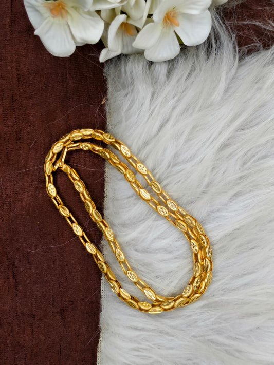 Exclusive Men's Gold-Plated Chain – Premium Bold Design Model-8