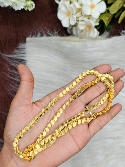Forming matte finished (1Gram gold plated) Model Chain