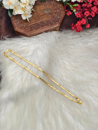Forming matte finished (1Gram gold plated) Model Chain