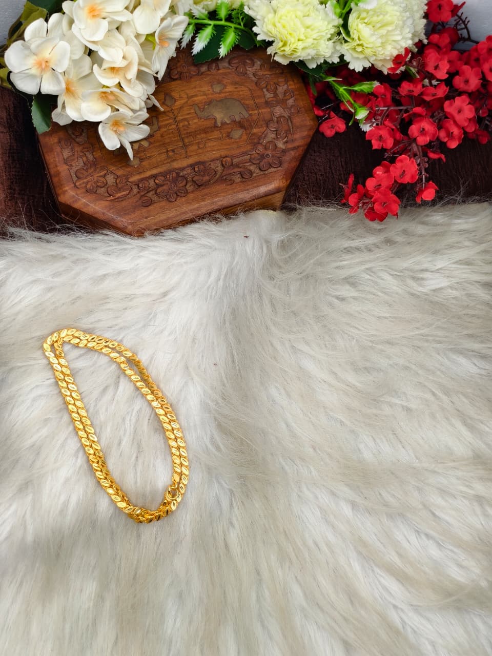 Forming matte finished (1Gram gold plated) Model Chain