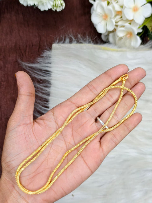 Forming matte finished (1Gram gold plated) Model Chain